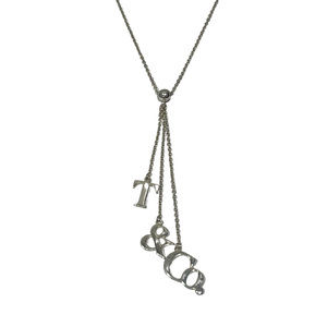 Tiffany T&Co. Swing Logo Necklace Silver
